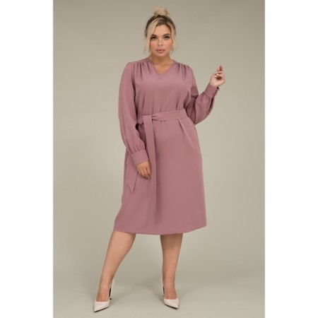 Women's dress, size 46, pink color-3