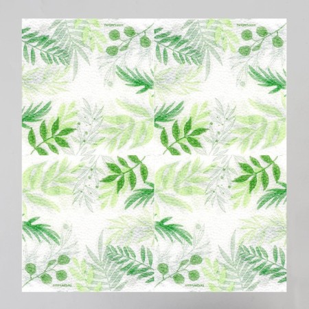 Paper Napkins "Nature Patterns", 24x24 cm, 20 pcs-4