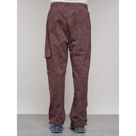 Sports male trousers, size 56, brown color-12