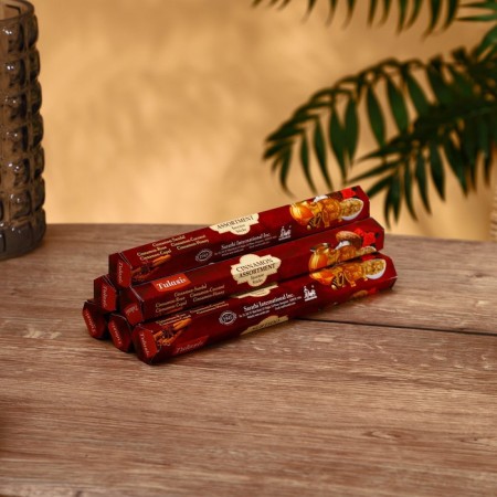 Incense "tulasi" 20 fragrances cinnamon assorted-1