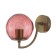 Bra "Javier" E27 40W gold-red 22.7x15 cm