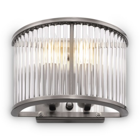 Bra Freya Fr5053WL-02N SAVOY, 200x100x150 mm, E14, 2x60W, Nickel color-1