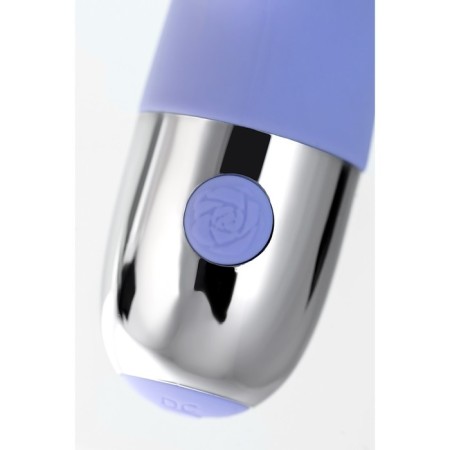 Vibrator with clitoral stimulation Flovetta Crocus, silicone, purple color, 17.5 cm-3