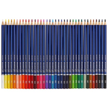 Pencils Watercolor Brauberg Art Classic 36 colors, 3.3 mm barrel-11