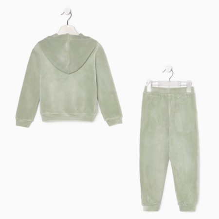 Kid for children (sweatshirt, trousers) KAFTAN "BASIC Line" R.34 (122-128), Green-11