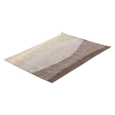 Cotton carpet with a drawing Rice Plantation Terra, size 160x230 cm-8