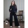 Trouser suit, size 46, black color