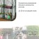 Greenhouse-stella, 3 shelves, 110 × 65 × 40 cm, metal frame d = 16 mm, a cap-cover 100 μm
