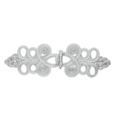 Wicker clasp silver length 22 cm, in a set 10 pieces