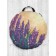 Siddle Pill "lavender at dawn", decorative, d = 52 cm