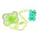 Nipple set - a dummy with a holder, SL, KL +6 months, with a cap "Butterfly", green