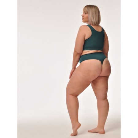 Panties Thong Women's Mirey String, size 52-54, emerald color-1