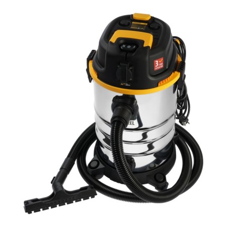 Construction vacuum cleaner Denzel RVC30, 1400 W, tank 30 l, hose 3 m, air flow 35 l/min