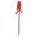 Calligrata "rose" handle, ball, blue ink, mix