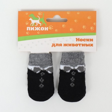 Noncaste socks, size S (2.5/3.5 * 6 cm), set 4 pcs, gentleman-2