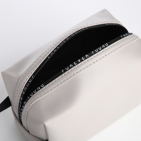 Lightning cosmetic bag, gray color-2