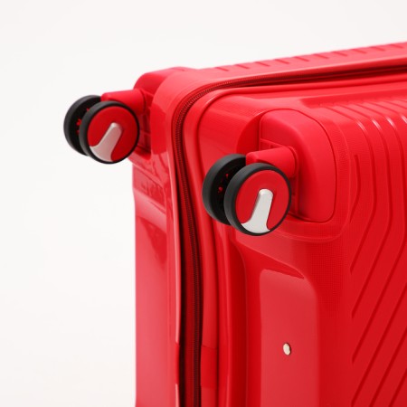 Big suitcase 28 ", lightning department, code castle, 4 wheels, red color-6