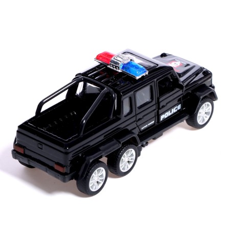 Metal machine "Special services. Jeep ", 1:32, inertia, black color-2
