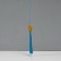 Textile suspension, plastic "Chinese lion" Blue 2x4x14 cm