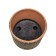 Round pot for flowers, 4l aged-green 20.5x20x20cm