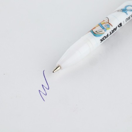Handle Blue Blue Paste 0.5 mm with cap “September 1: for five” plastic-2