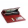 Women's wallet on a magnet, burgundy color