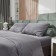 Bed linen Ethel Duet Tencel 155*210cm-2pcs, 230*245cm, 50*70cm-2pcs, gray gray color