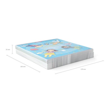 Notebook for recording foreign words, 48 ​​sheets in the Erichkrause Friendship cage, three columns: word, transcription, translation, mix-9