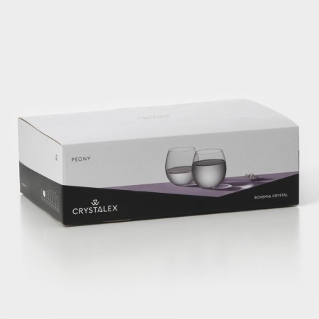 Set of glass glasses "Pion", 380 ml, 6 pcs-5