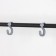 Wardrobe system with the shelves "Scandinavia 1", 110 × 38.5 × 147 cm, black color