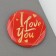 Sunset magnet "Together forever", diam. 5 cm