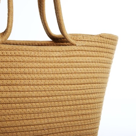 Bag-touut without fastening, beige color-2