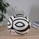 VAZ Coramics Table "Picasso" (manual painting) Mask, 18x18 cm, black and white