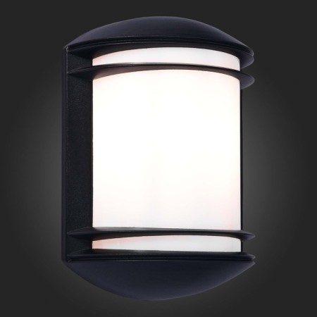 Street wall lamp ST LUCE. SL076.401.01. Agio. 1x60 W, E27, 18x25 cm, black color-2