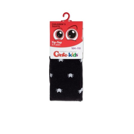 Pantyhose children's cotton CONTE KIDS TIP-Top, height 92-98 cm, black color-3