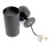 The lamp wall-flowing Feron ML1871, IP20, GU10, 35 W, 55x55x165 mm, black color black