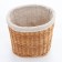 Wicker basket, 41 x 29/47cm