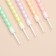 Candles for the Cake "Festive Wave", 6 pcs, pastel colors