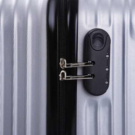 Small suitcase 20 ", lightning department, code castle, gray color-6