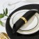 NOBLE napkin ring, 4.2 × 1 cm, gold color