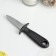Knife for oysters shade, 14 × 4.4 cm, blade length 5.7 cm, black color
