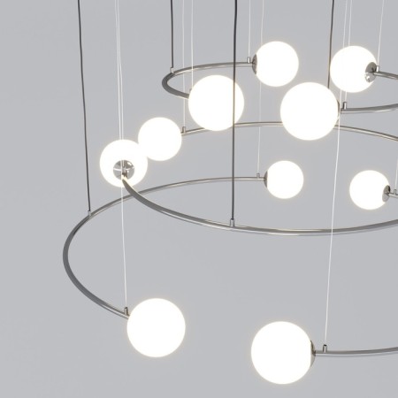 Suspended lamp in the style of loft Brook, 5W, G9, 112x113x120 cm-3