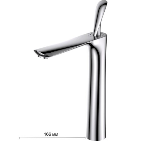 D&K Venice Baciano DA1032041 sink mixer, chromium color
