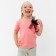 T-shirt Children's KAFTAN "Bow", 28 (86-92 cm), coral
