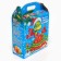 Gift box New Year's snake with a gift of 21 (25.5) x 19.2 x 8 cm