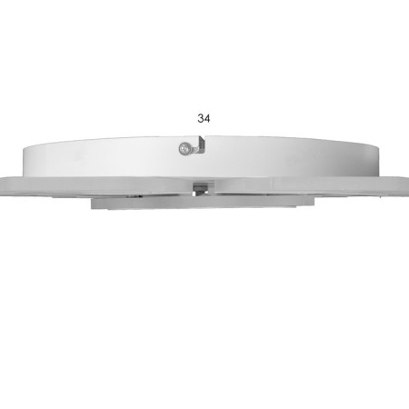 Causteen with PDD "SOTA" 7XLED 60W white 55x55x10 cm Bayerlux-10