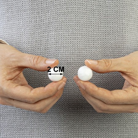 Foam blanks for creativity "Balls" set 10 pcs 2 cm-2