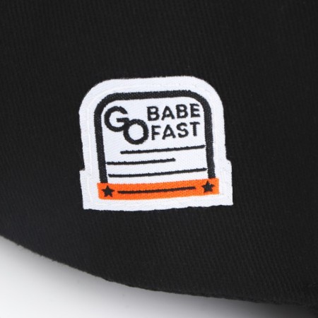 Men's cap team work, Black color, rr 56-8