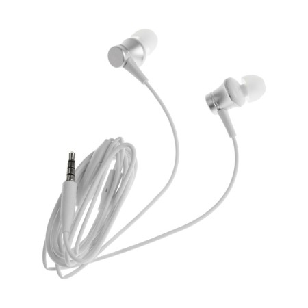 Headphones CB-53, wired, vacuum, microphone, 1 m, jack 3.5 mm, white-2