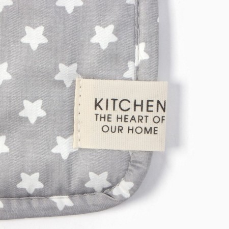 Set of kitchen. Ethel "Stars": mittens 20x28 cm, severity 19x19 cm, 80% HL, 20% PE-3